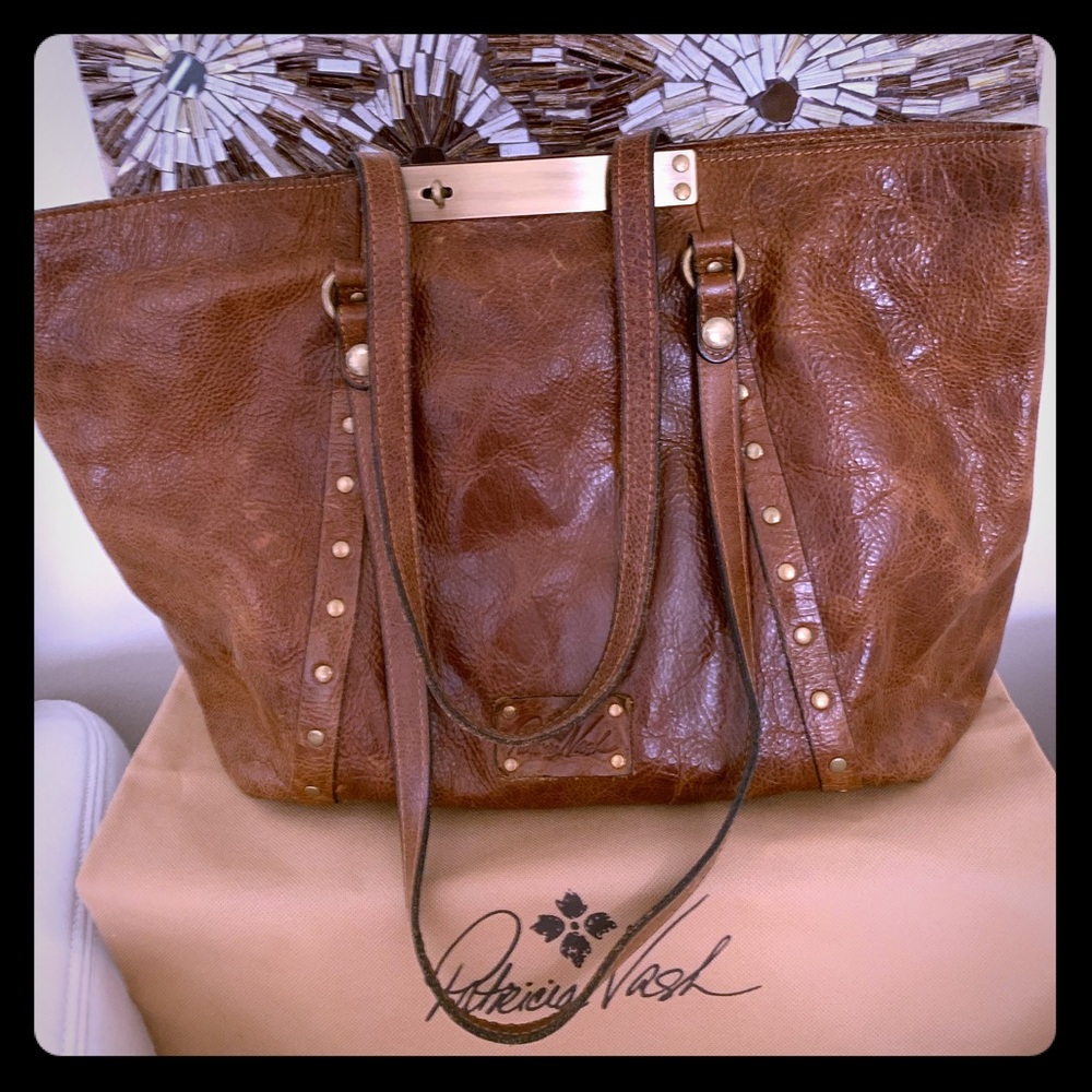 Brown Patricia Nash tote My closet